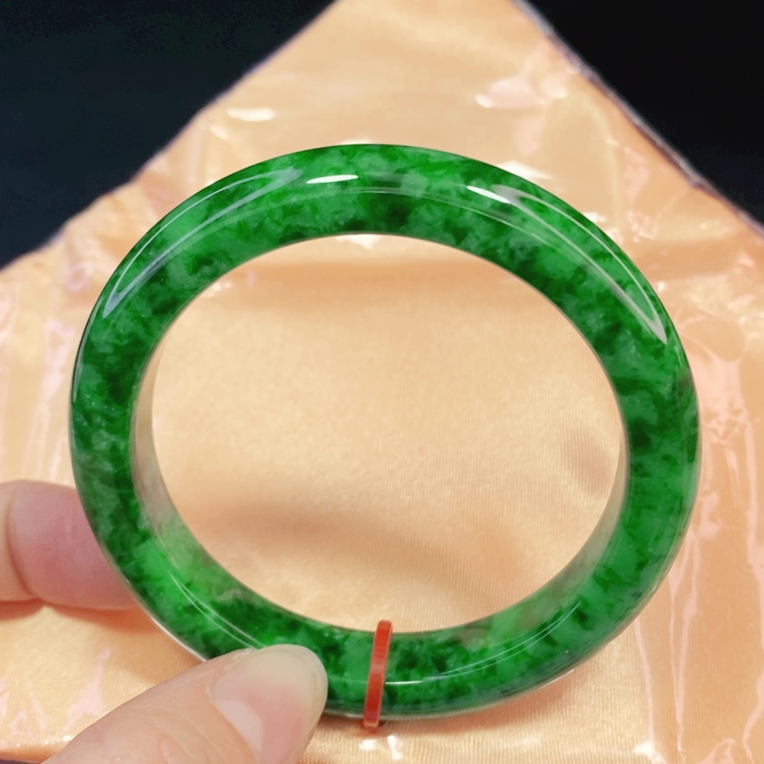 未镶嵌手镯翡翠54.3正圈