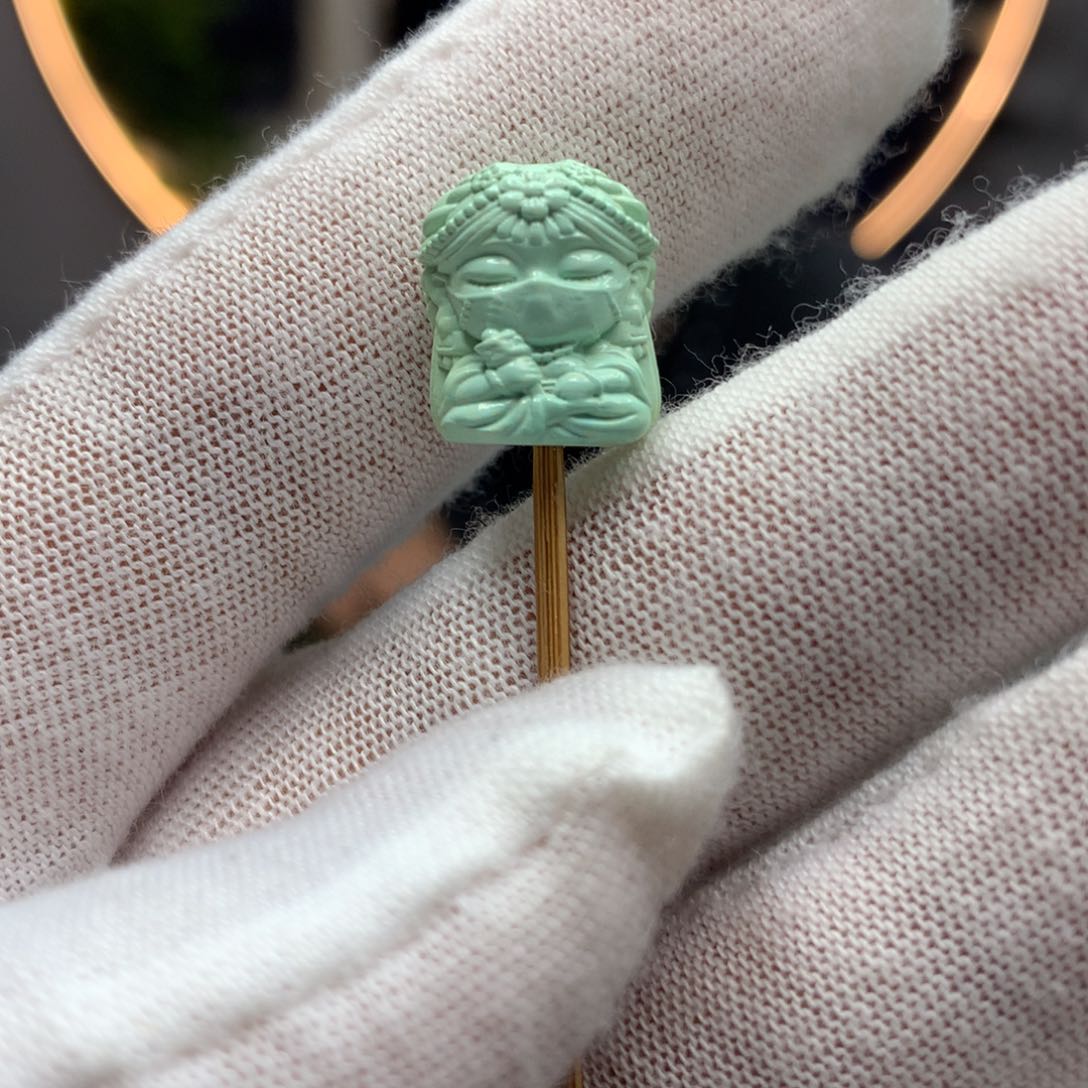 绿松石挂件未镶嵌