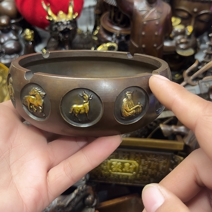 顺顺利利，铜器摆件