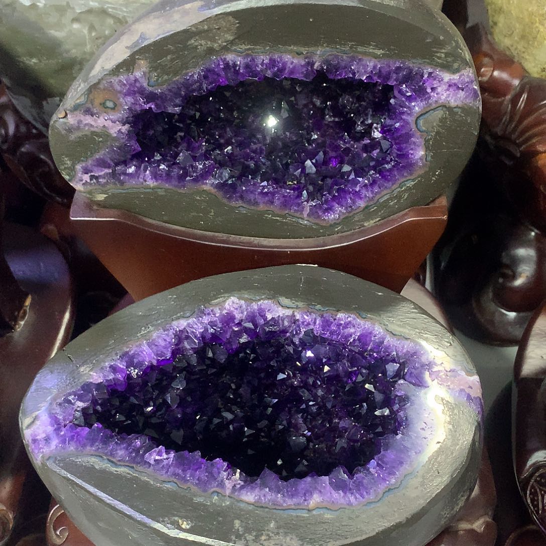 摆件未镶嵌紫晶莹