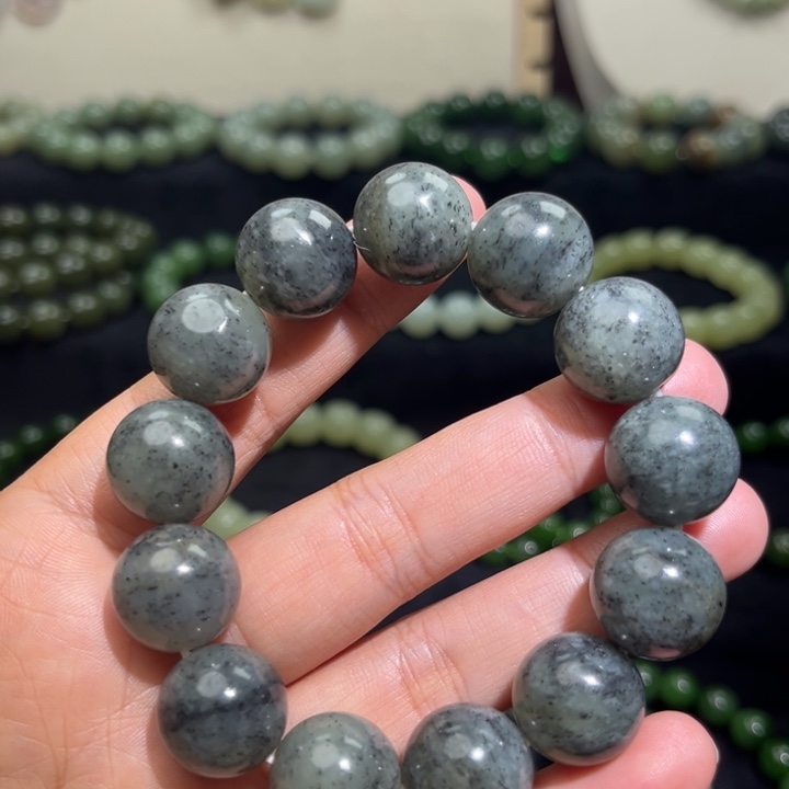 和田玉未镶嵌手链卡16