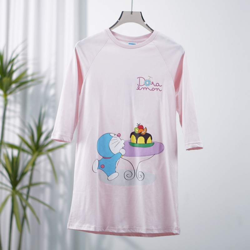 一路童行 哆系列  A281  儿童撤柜短袖睡裙  D9131L175