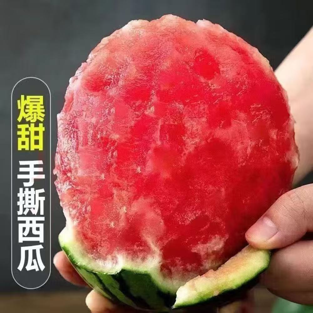 【京东包邮】 山东手剥皮小西瓜2K小糖丸西瓜吊瓜脆甜多汁