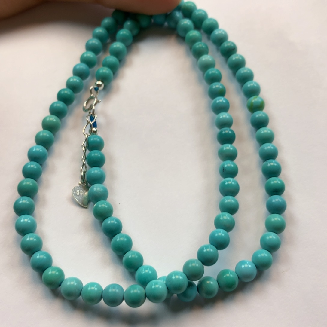 绿松石未镶嵌锁骨链