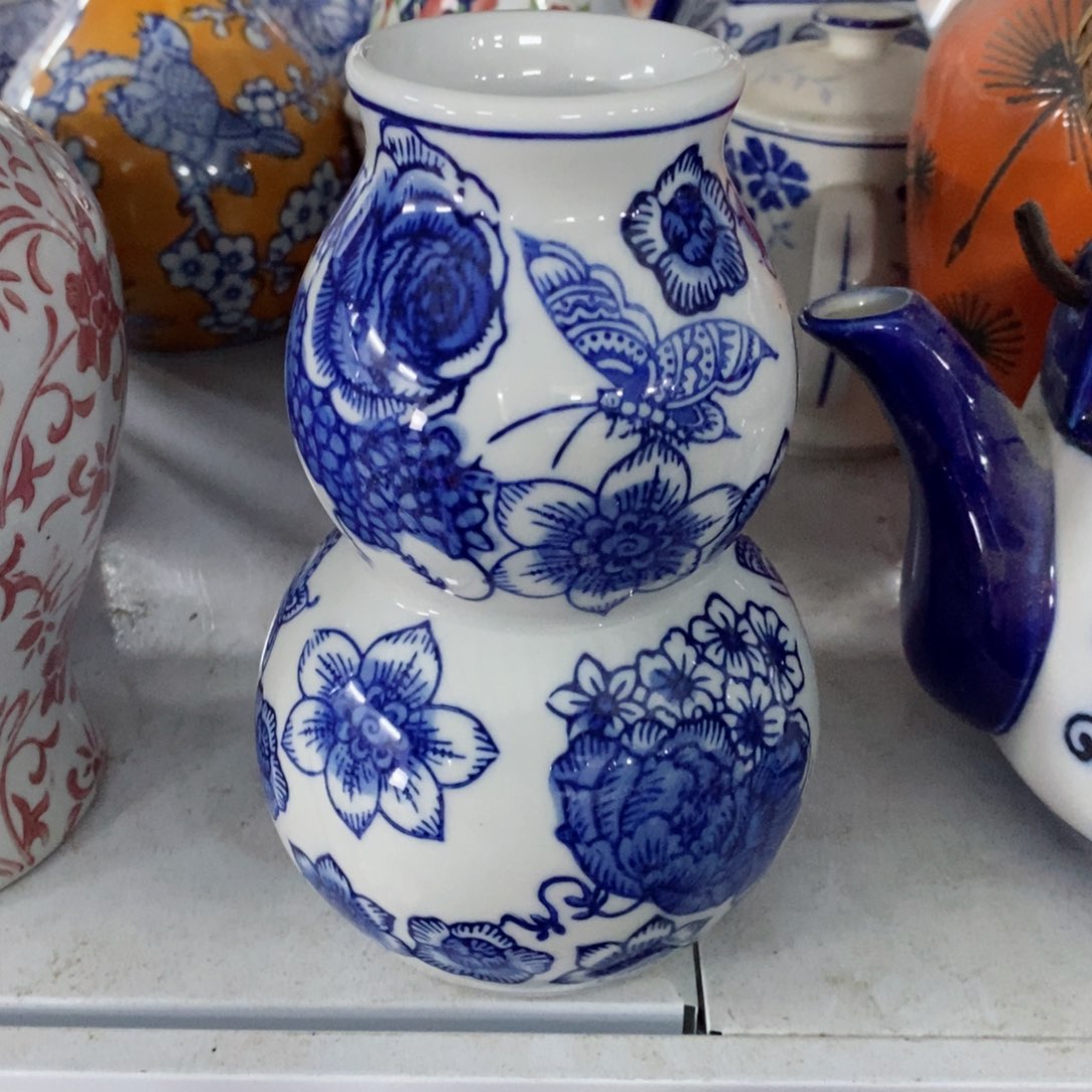 瓶一对葫芦摆件摆件