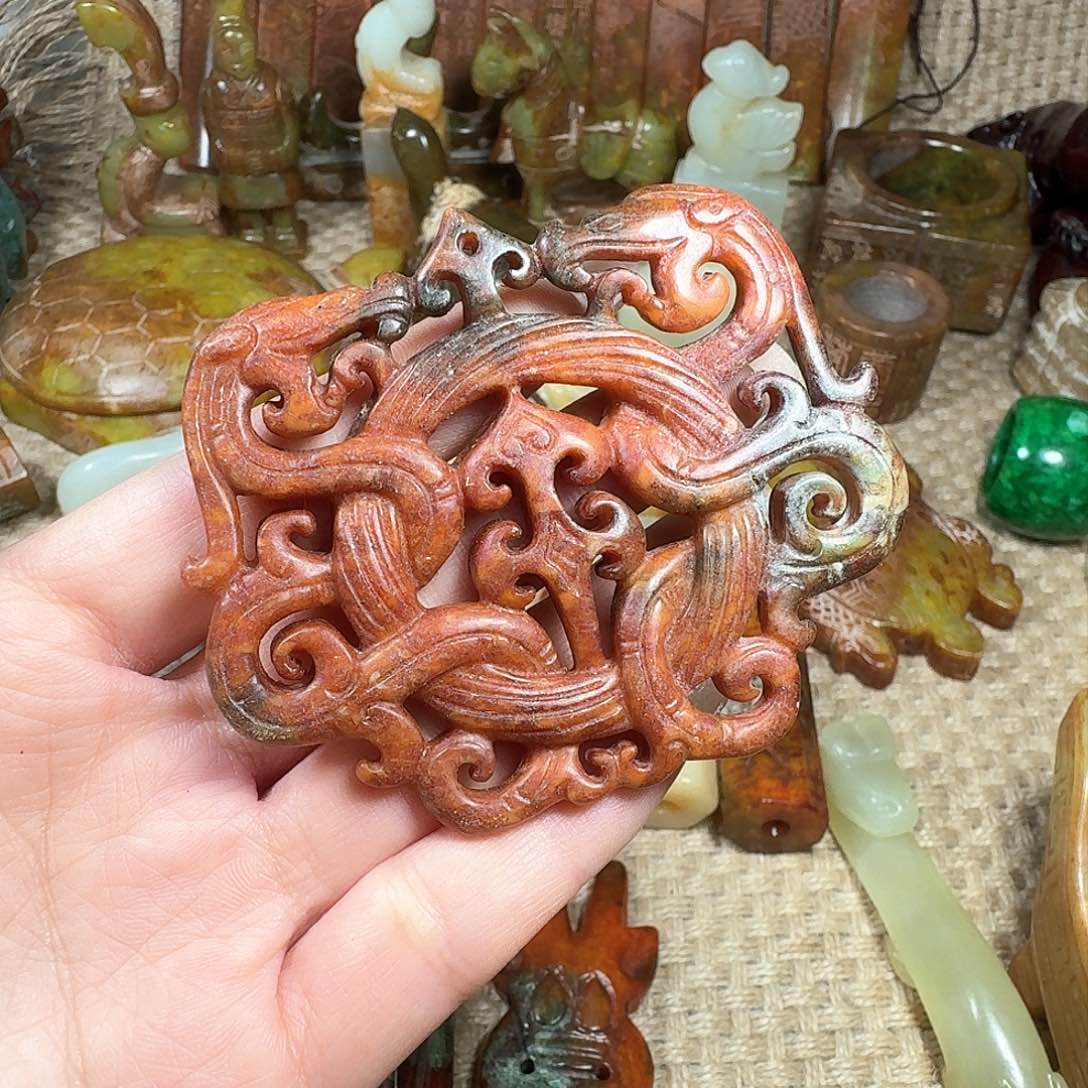 白玉菩提吊坠挂件