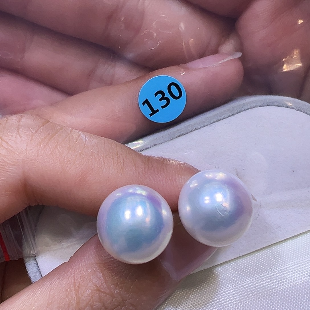 耳饰淡水珍珠银S925镶嵌