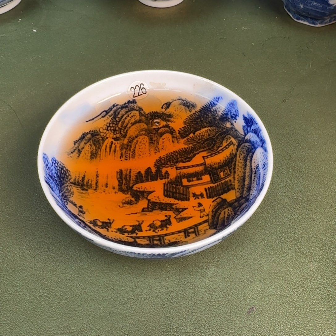 瓷景德镇纯手绘茶具圆圆226