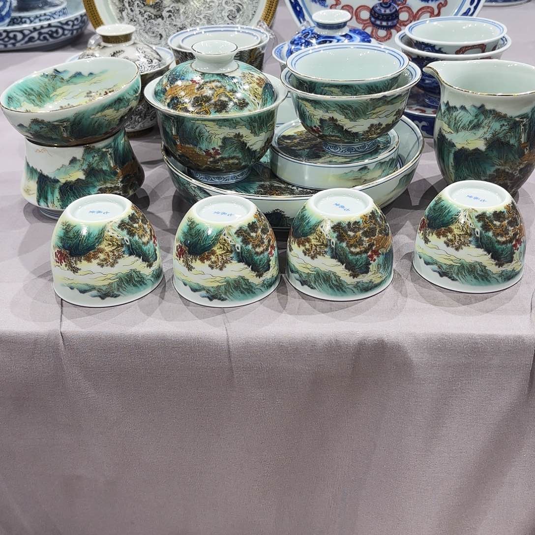 瓷片景德镇瓷器展和