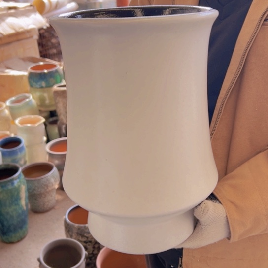 紫砂花盆高31口20————