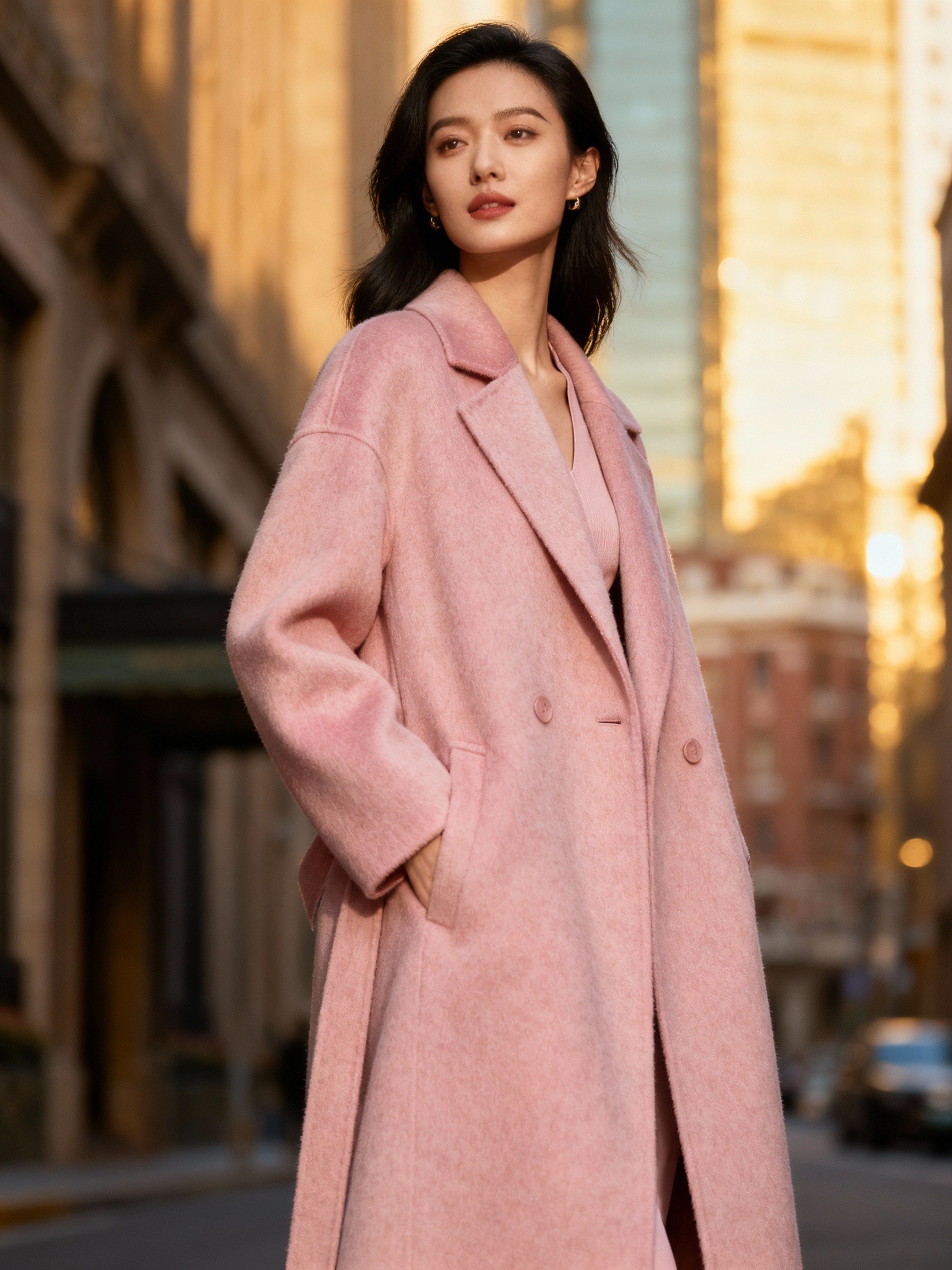 5001-5200编码 勿占单 冬季中长款 双面羊毛呢子大衣 （直播链接）