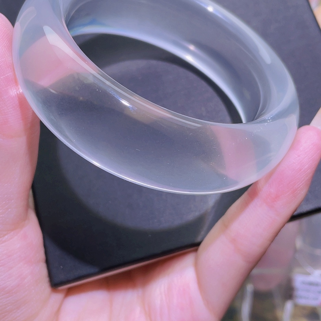 未镶嵌手镯水晶天然奶白晶手镯