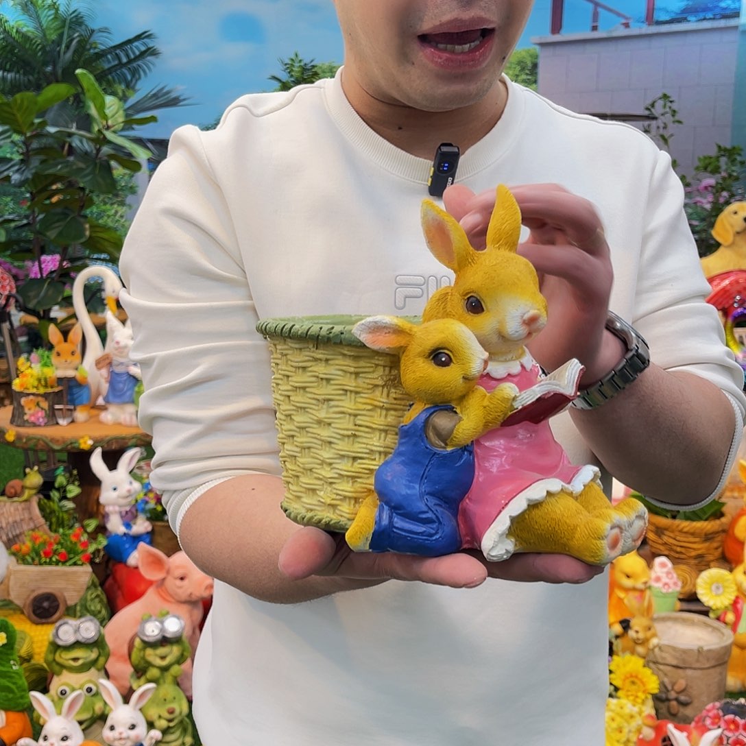 红陶花园庭院摆件