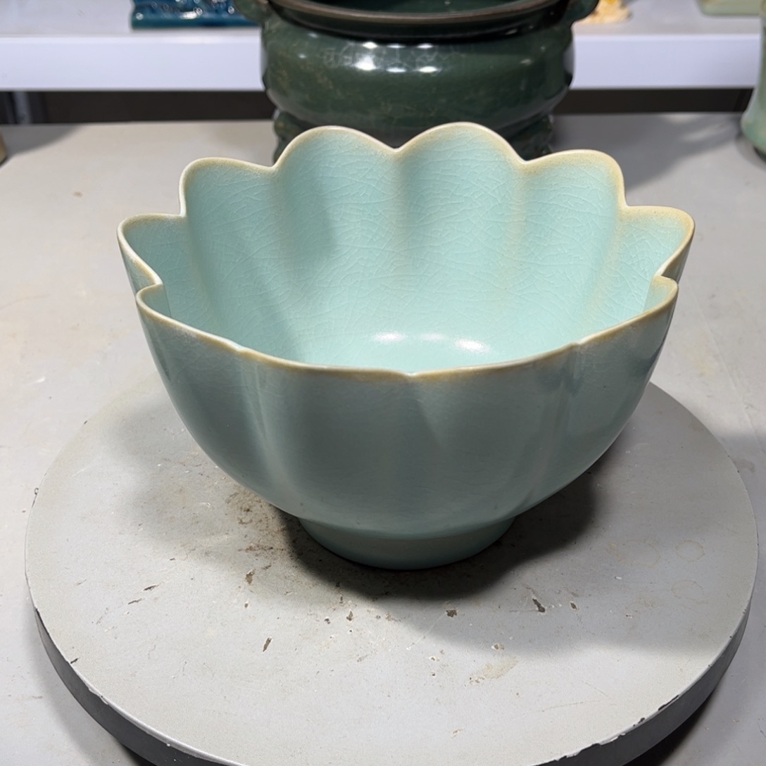 瓶汝窑瓷器品相完美