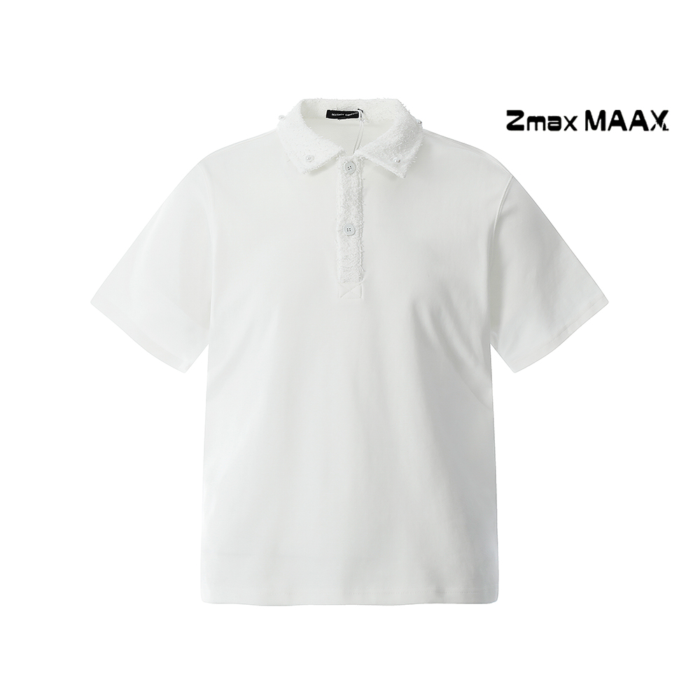 Zmax【2025夏】潮牌宽松基础款男装短袖T恤纯色百搭透气短袖
