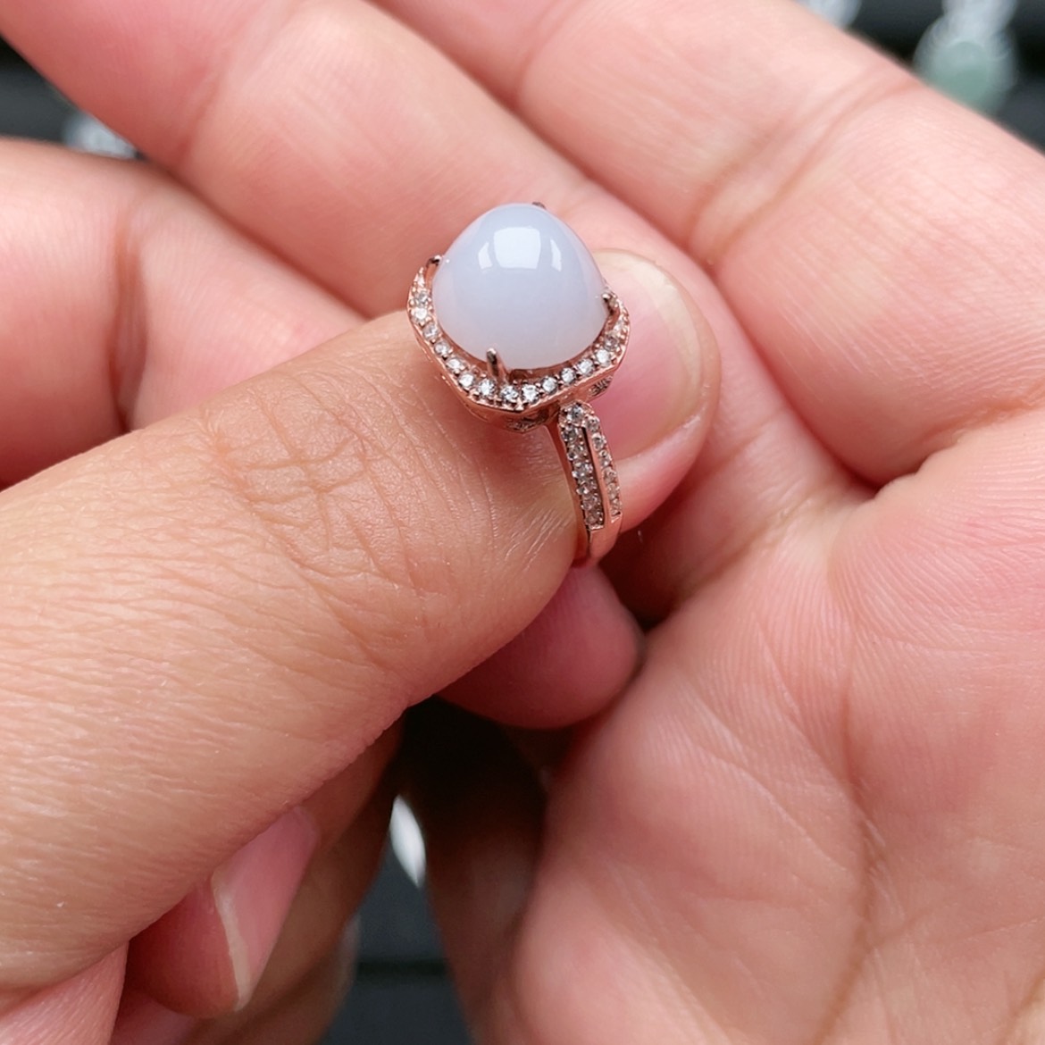 【闪购商品】翡翠银S925镶嵌耳饰Oooooooo 