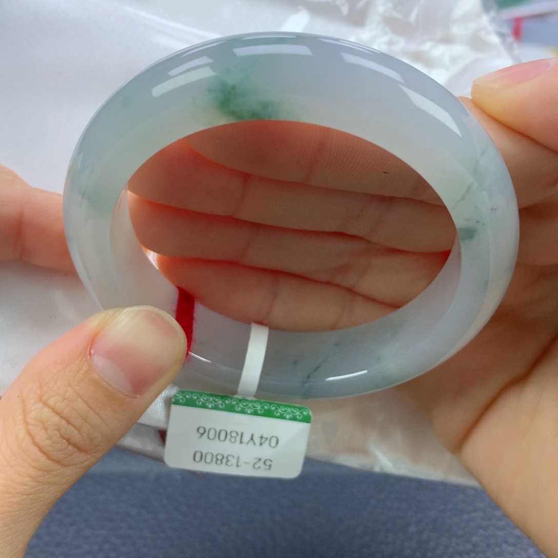 翡翠手镯未镶嵌52.5正