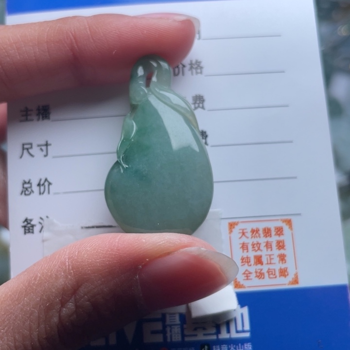 翡翠颈饰未镶嵌吊坠