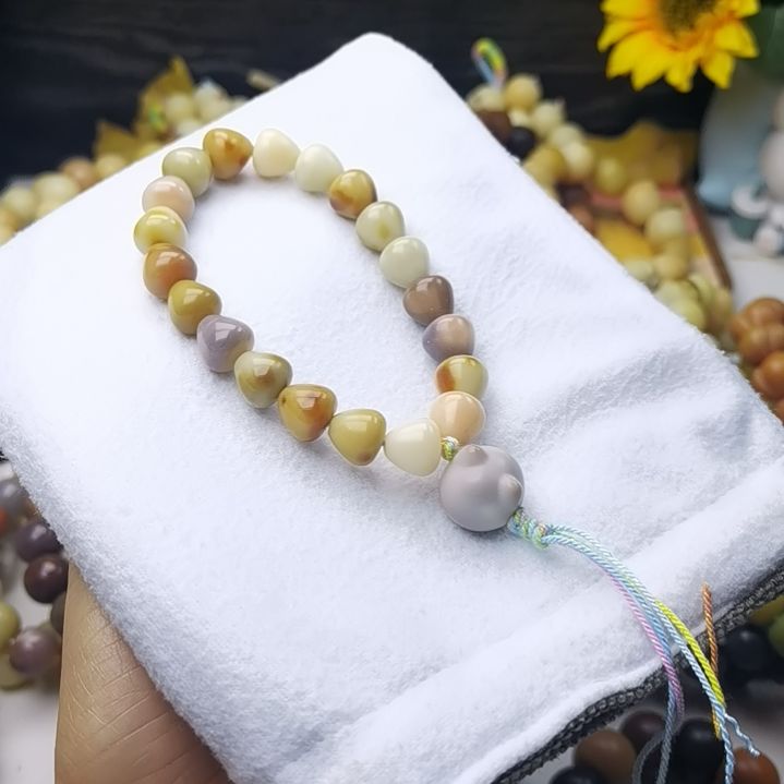 吊坠菩提根/象牙果水滴12mm手持微瑕一串