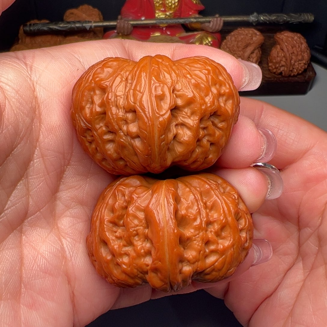 核桃把件44全品元宝