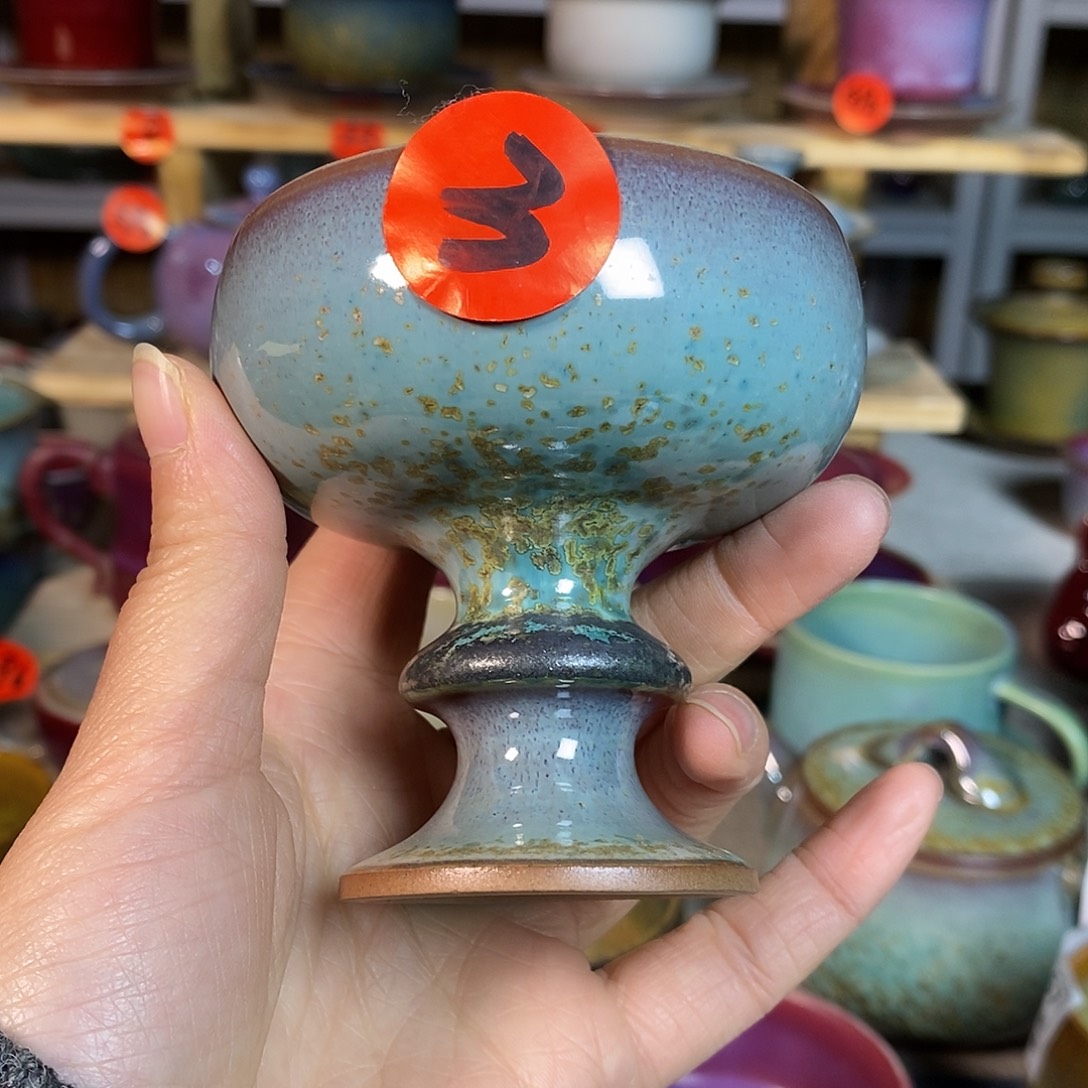 神后钧瓷手工，茶器