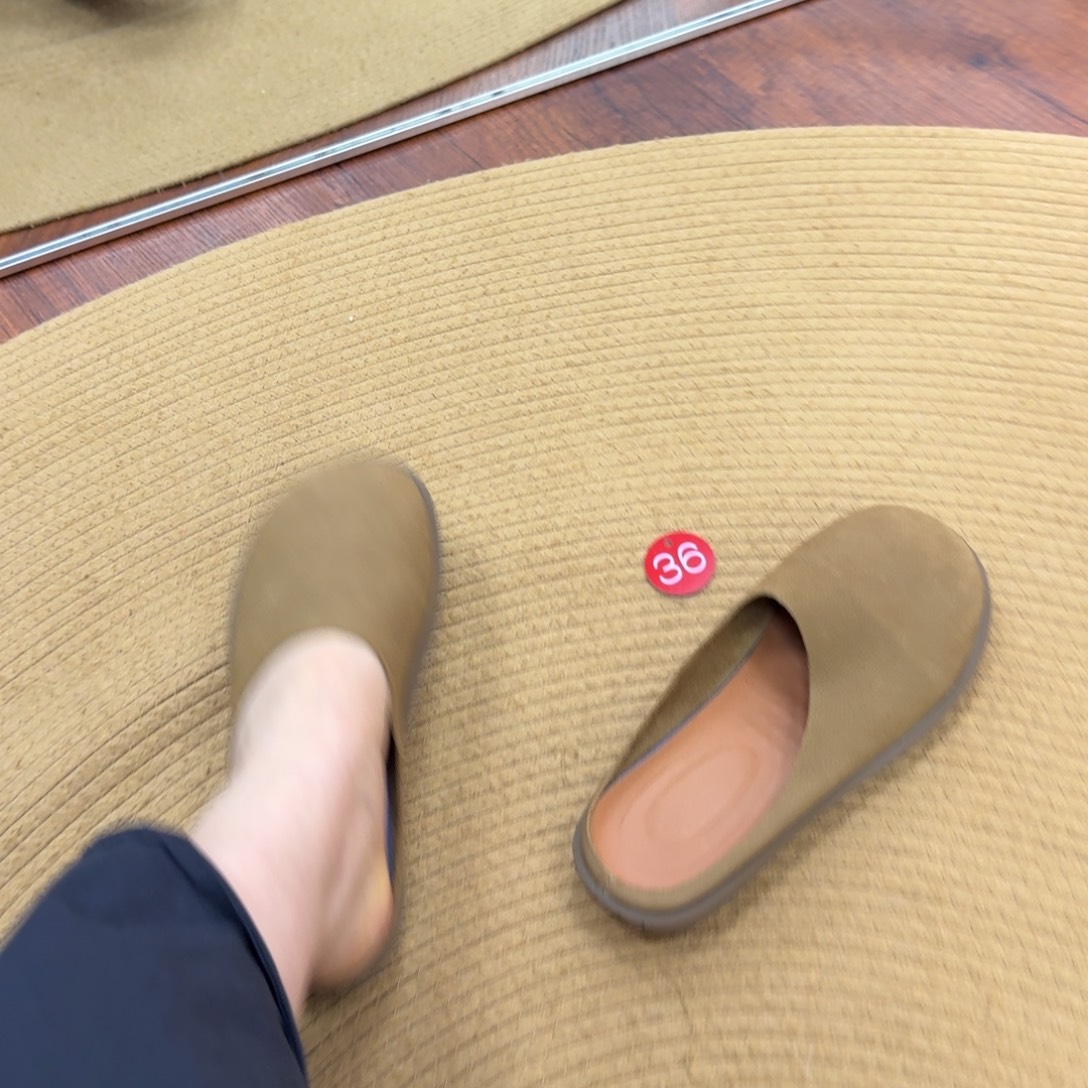 懒人鞋真皮女士牛皮牛皮