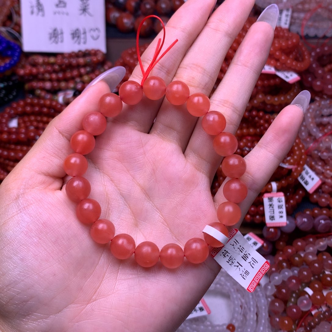 未镶嵌手链南红玛瑙9号卡9