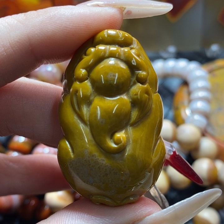 玛瑙/玉髓貔貅未镶嵌