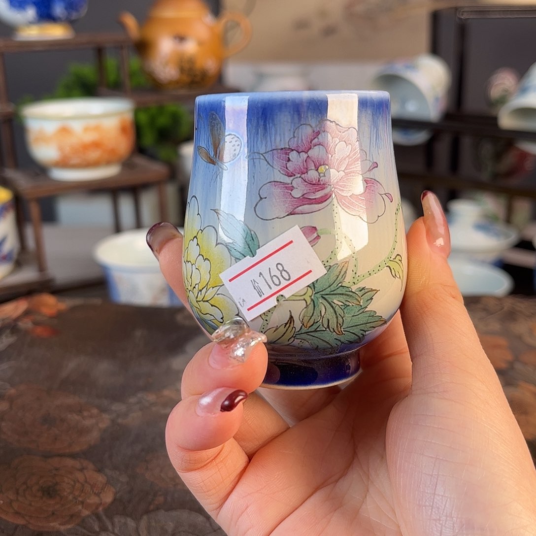 杯景德镇陶瓷茶杯多人