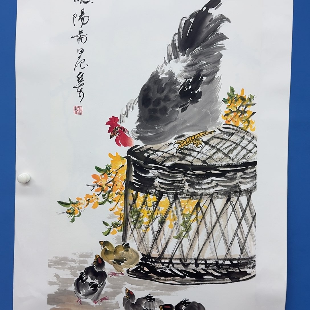 国画多次参加国内外大型