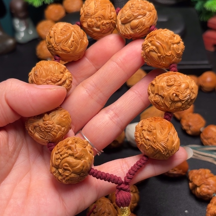 清***空橄榄核手串/手链手串