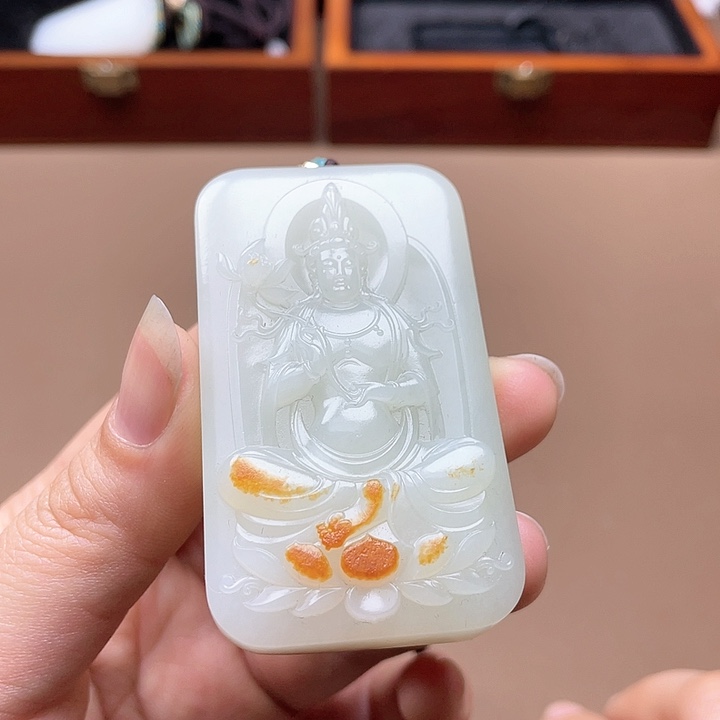 和田玉挂件未镶嵌F