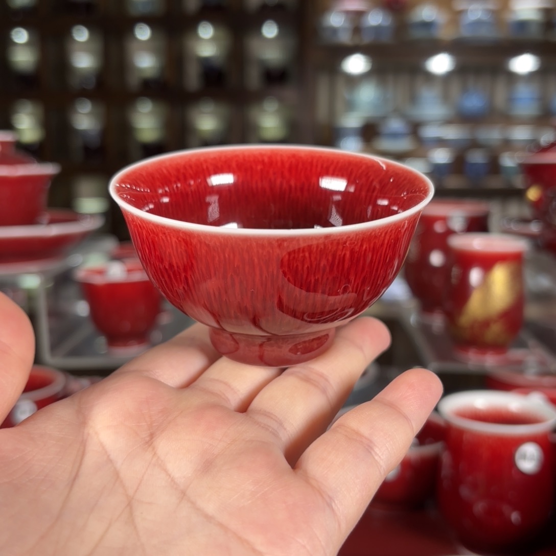 杯子景德镇高温原矿杯