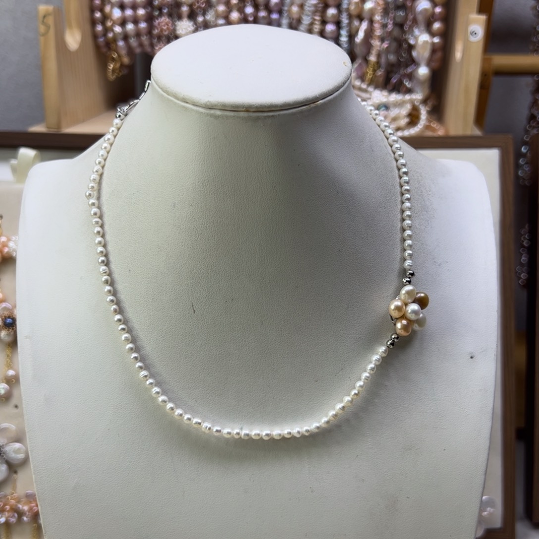 手绳合金淡水珍珠