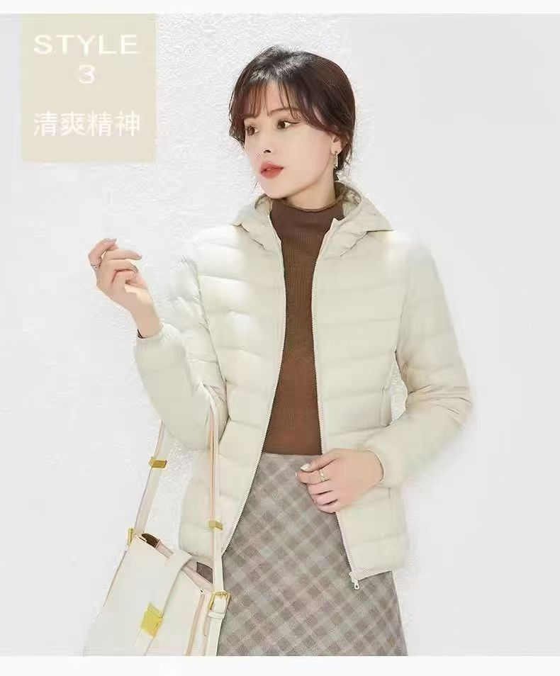短款女修身型厚外套