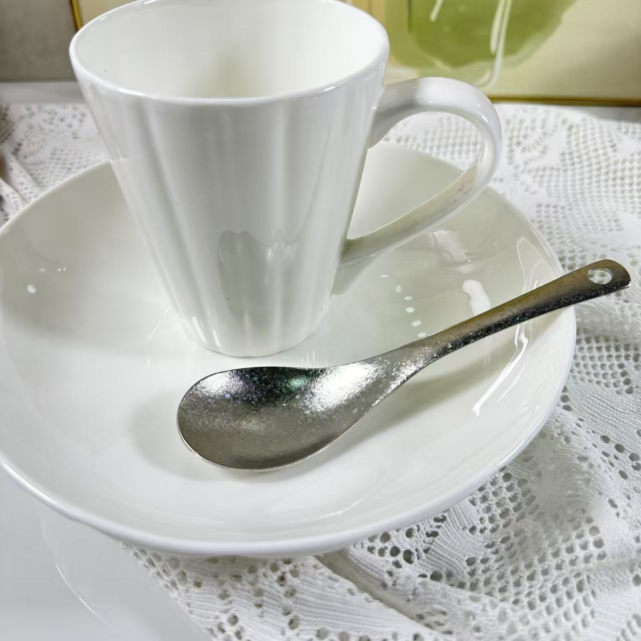 14-015  纯钛餐勺   高级配套汤勺宝宝勺   家用餐具