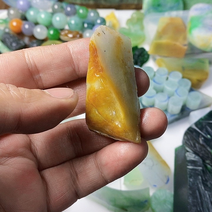 翡翠散珠天然翡翠A货