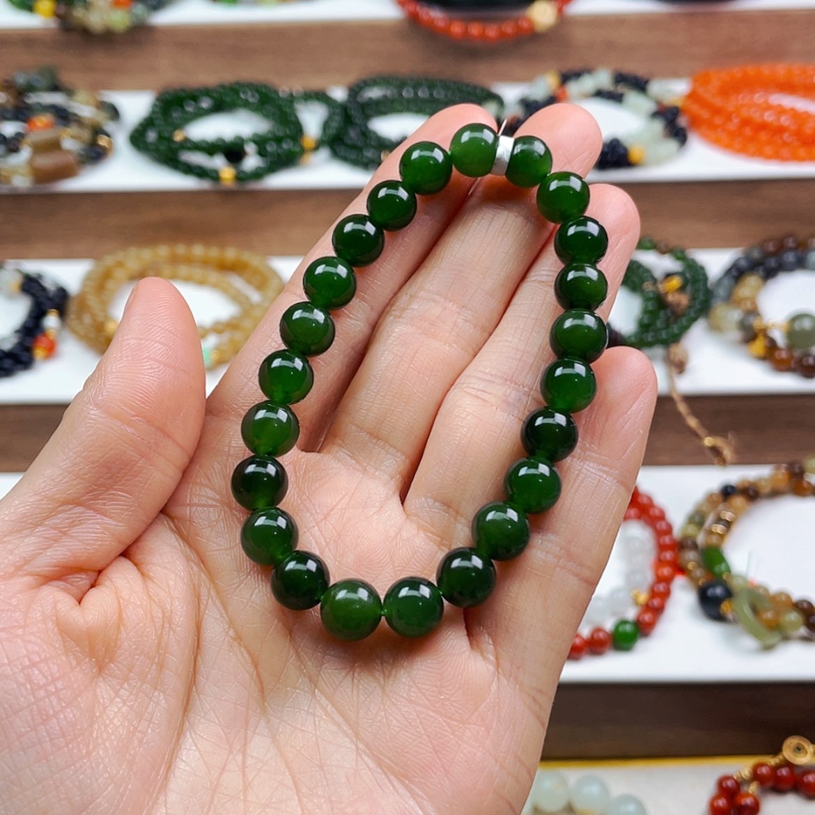 【闪购商品】和田玉未镶嵌手串