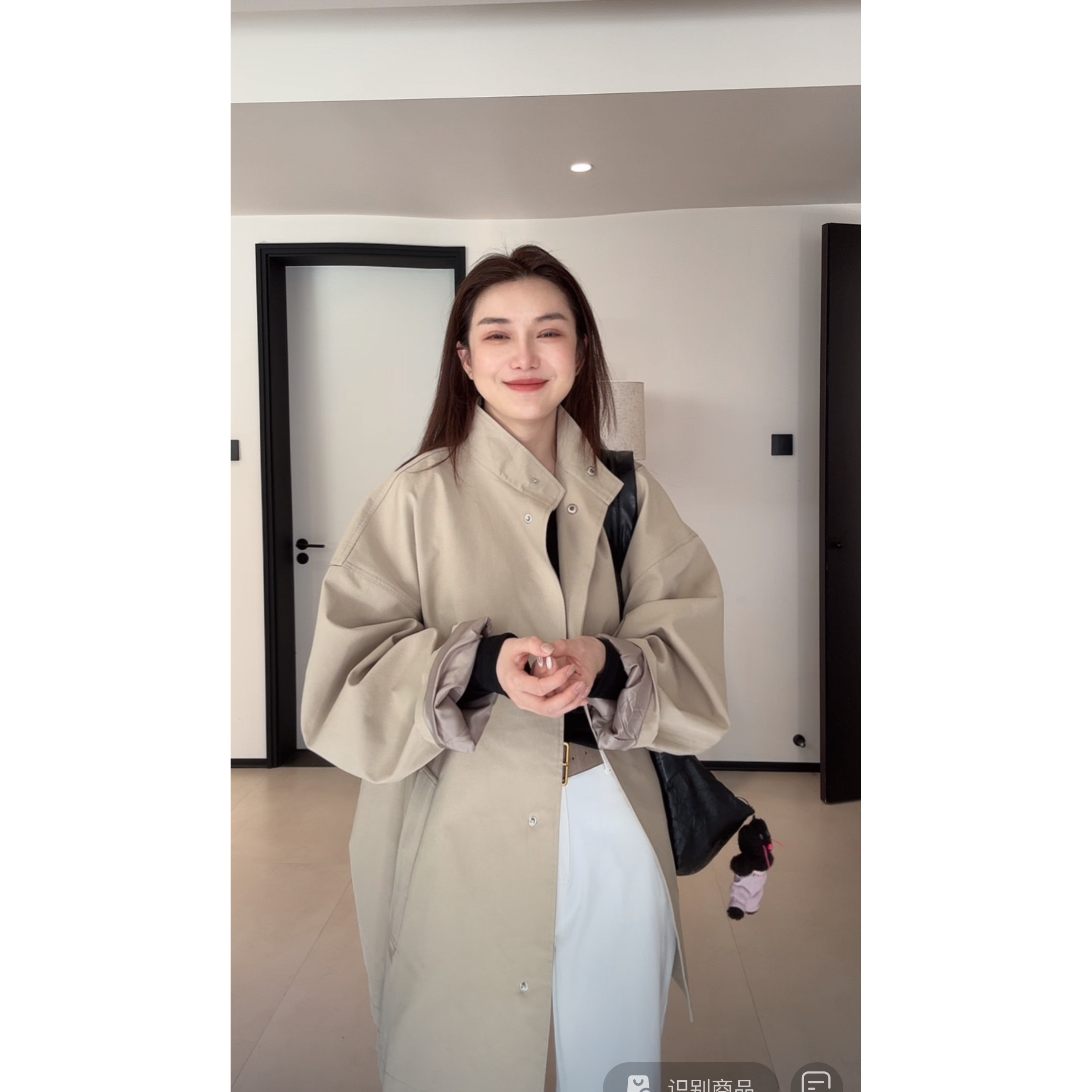 ［IAMMEIYA］--大骨架穿搭-气质风衣2398136