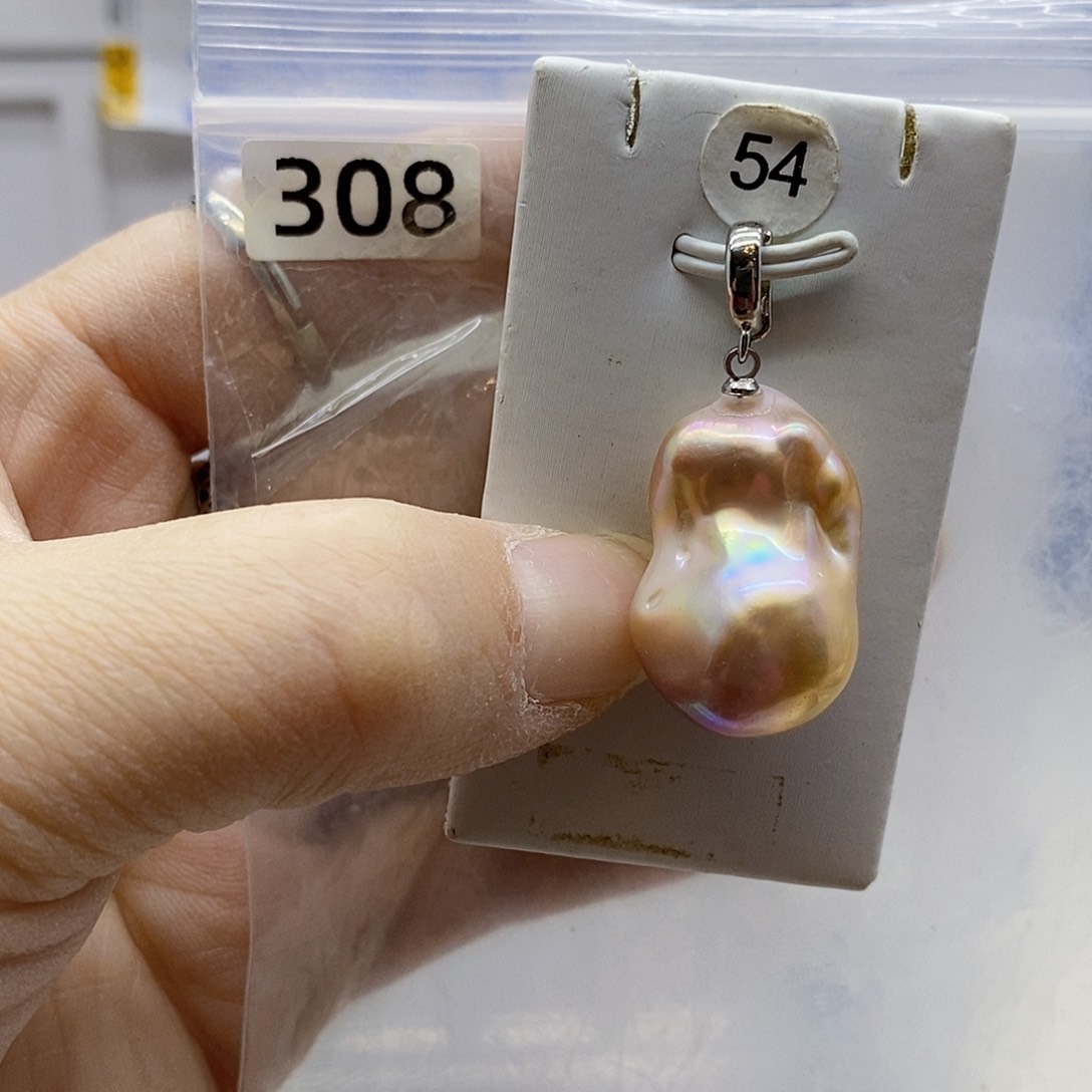 颈饰合金淡水珍珠