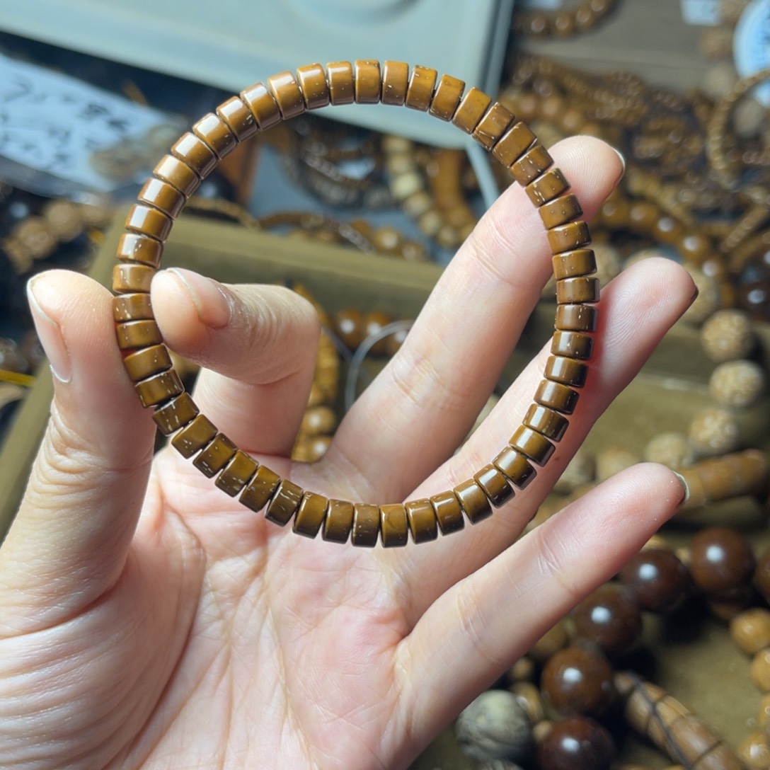 紫金鼠手串6*4鼠尖纯肉紫金鼠药片手串