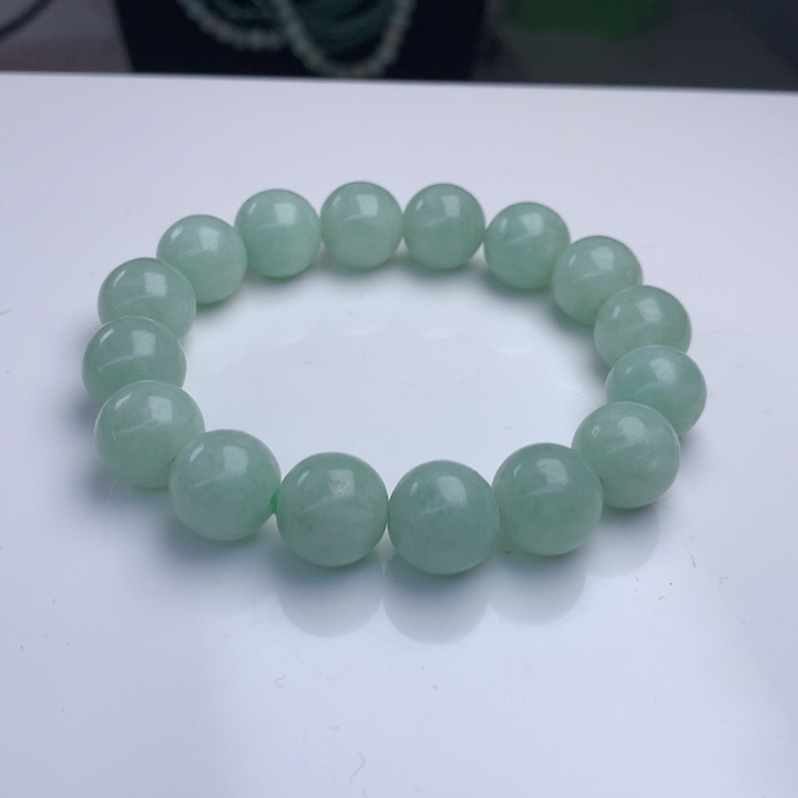 翡翠手串未镶嵌13mm！