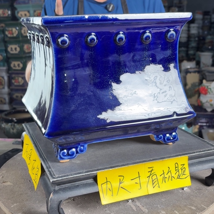 一风堂石湾花盆 内19*19泥子