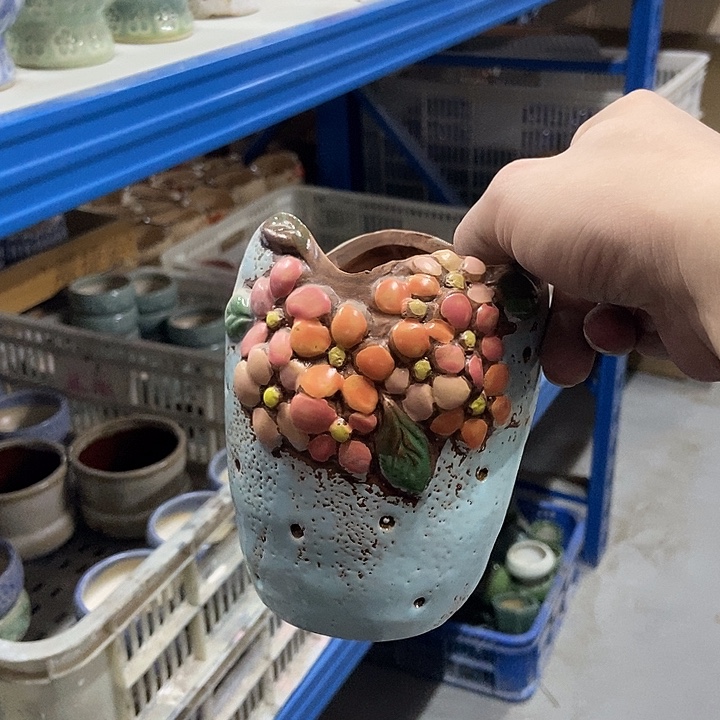 花盆单场满9.9发货9*13蓝