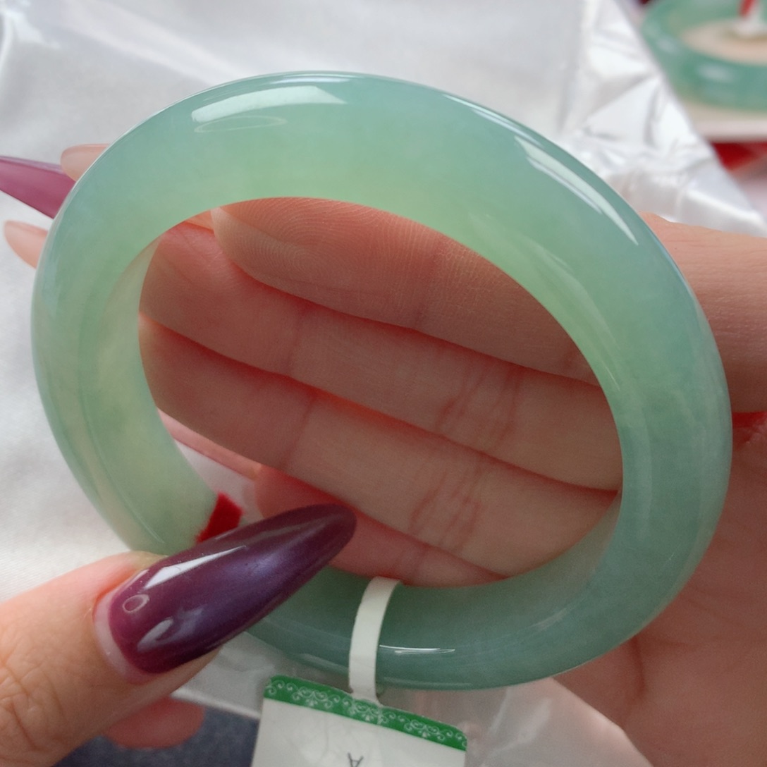 未镶嵌手镯翡翠缅甸天然翡翠A货55