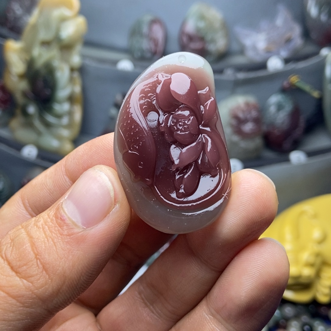 玛瑙/玉髓未镶嵌颈饰