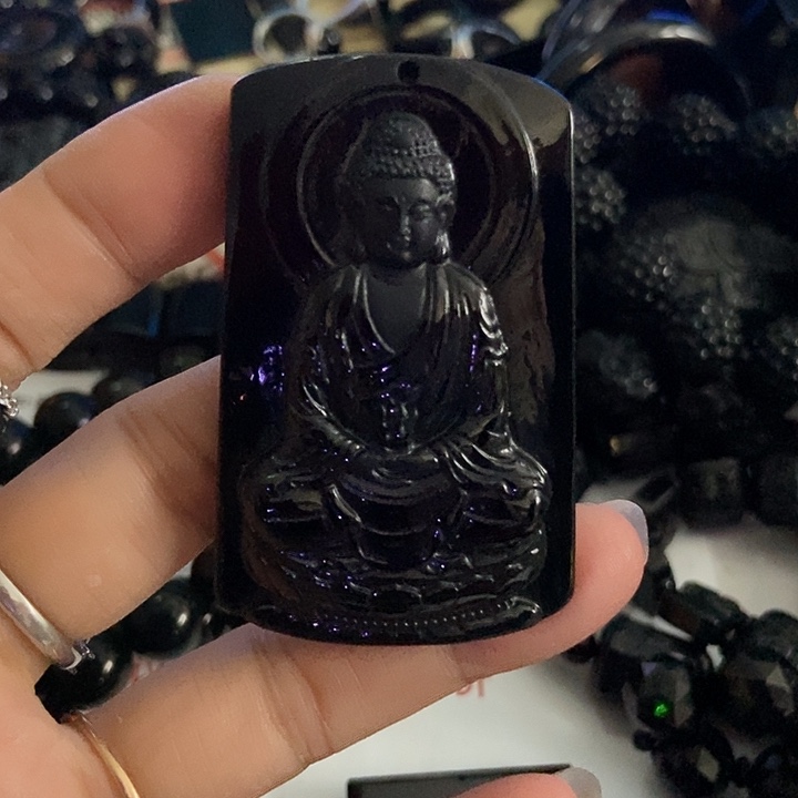 翡翠未镶嵌颈饰大日如来微瑕疵不透