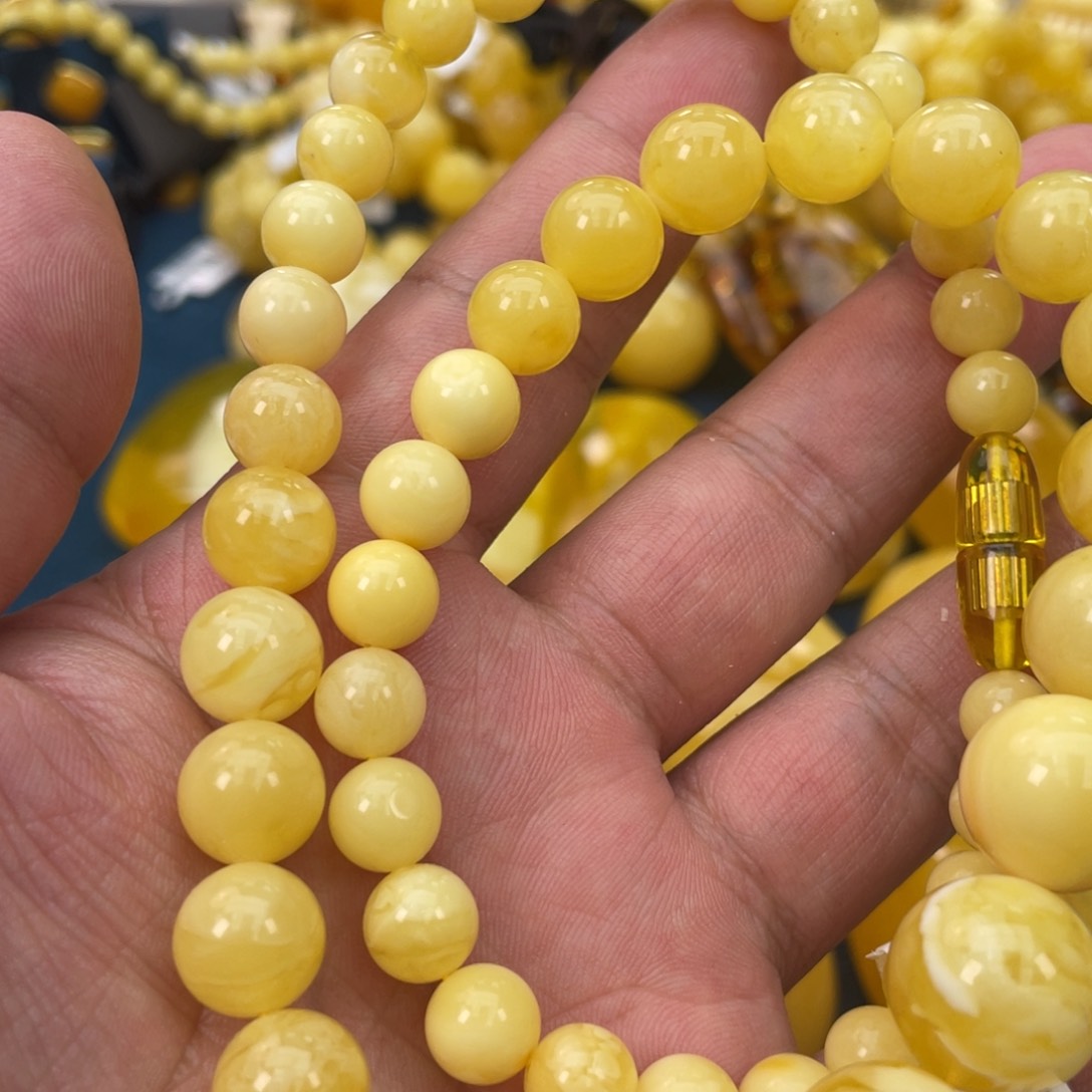 琥珀裸石未镶嵌琥珀蜜蜡