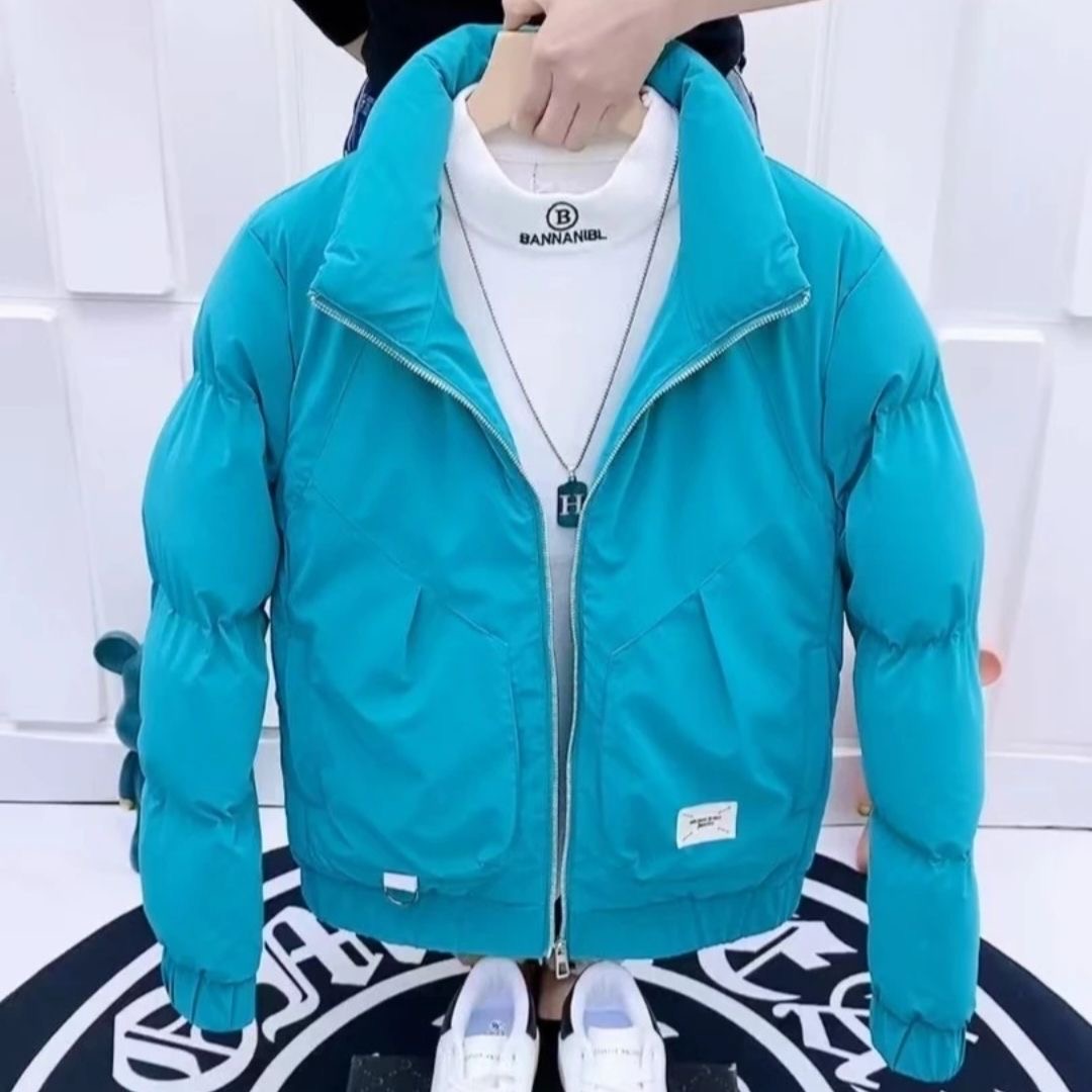 男士短款白色棉服外套冬季保暖衣服新款潮牌冬装上衣休闲棉衣百搭