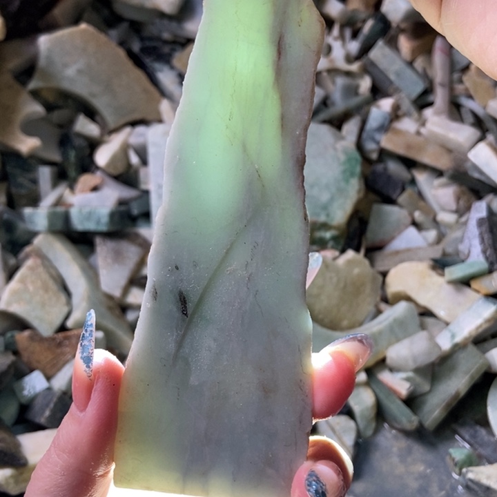 翡翠未镶嵌颈饰天然翡翠